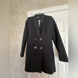 Zara Women's Black Blazer Dress
